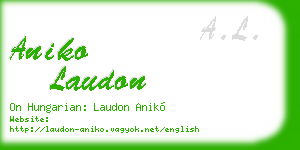 aniko laudon business card